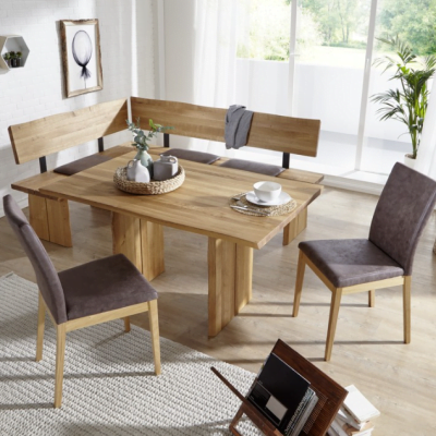 Table & Benches 2 oak t